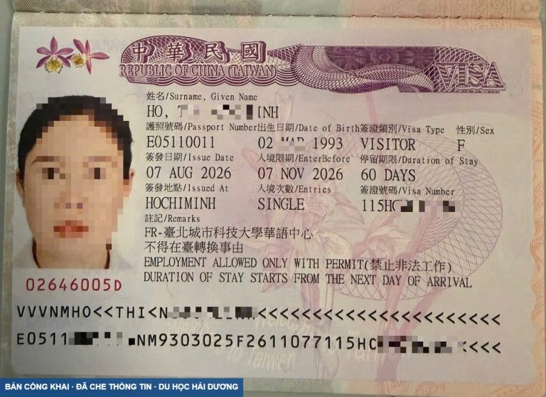 Ngôn ngữ + tự túc + thạc sỹ